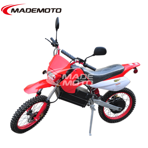 60v/1200w brushless cheap adult electric dirt bike with shaft drive